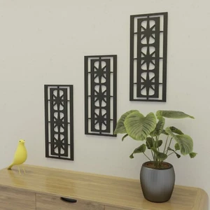 Mid Century Modern Starlight Ovals MIDMOD Outdoor Indoor Wandbild Paneele Retro - Bild 1 von 12