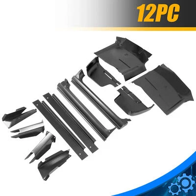 12PC FOR 67-72 Chevy C10 GMC Cab Corner Rocker Panel Slip-on Cab Mount Floor Pan Foto 1 de 4