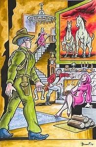 STEED MANOR * MIKE BENNETT'S ORIGINAL ART (2024) 09/30/2024 - Picture 1 of 1