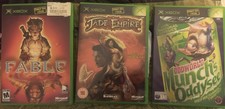 XBox Games Fable, Jade empire and Munch’s Oddysee