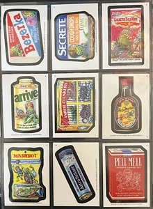 2021 Topps Wacky Attacky Packages Mars Attacks Series 5 RARE VARIATION SET 9/9 - Picture 1 of 1