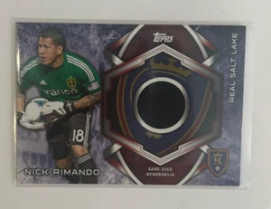 2014 Topps MLS Nick Rimando Game Used Swatch Card - Picture 1 of 3