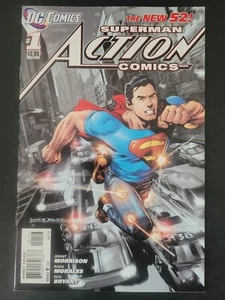 SUPERMAN ACTION COMICS #1 (2011) DC 52 COMICS GRANT MORRISON! 3RD PRINT VARIANT - Picture 1 of 2