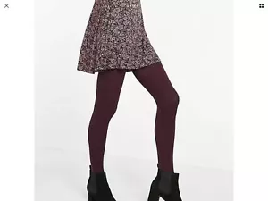Express Damen sehr beere blickdichte melierte Strumpfhose S/M NEU - Bild 1 von 3