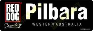 Red Dog Pilbara Bumper Sticker - Red Dog 50 years - RIP - 1979 - 2029 - Picture 1 of 1