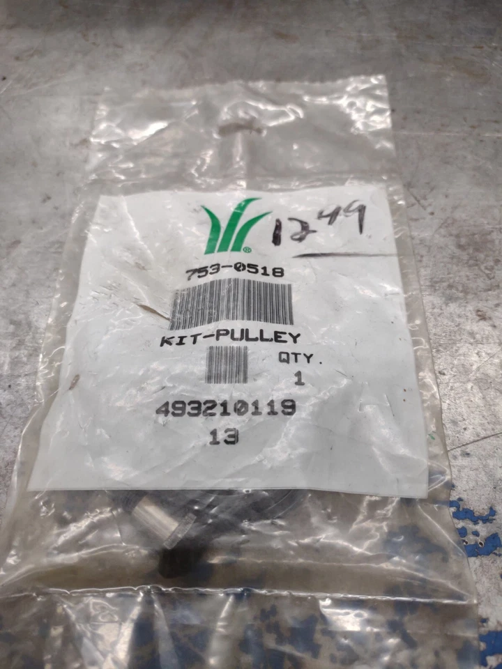 Kit de polea MTD original OEM #753-0518 MTD BIN 2 Foto 1 de 1