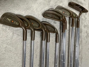 Ping EYE2 Beryllium Copper Orange Dot Iron Set #3-W,S(9Clubs) & Pal 4 Putter - Picture 1 of 10