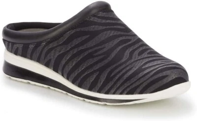 Cunas para caminar Dana para mujer sin cordones W-142701 TALLA 8,5 W cebra negra Foto 1 de 4