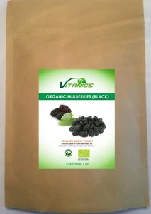 Mulberries Raw Organic Black - Picture 1 of 1