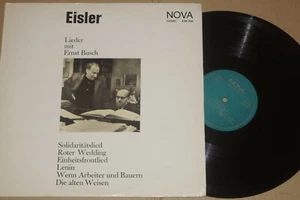 Eisler -Lieder Mit Ernst Busch- LP Nova (8 85 004) - Bild 1 von 1