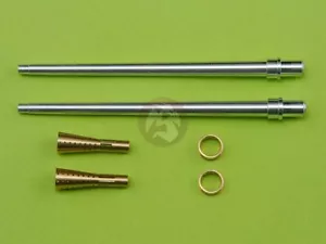 Master 1/32 BK 3,7 3,7 cm FlaK 18 Kanonen Fässer Ju 87G Stuka & andere. (2 Stck.) AM-32-014 - Bild 1 von 1