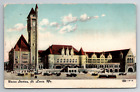 Union Station Defunct Railroad Depot St. Louis Missouri 1907 Vtg DB Postcard