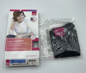 Mediven Comfort Compression Sock 15-20 mmHg  Calf High Stockings Ebony Color - Picture 1 of 4