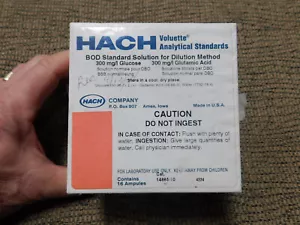 16 HACH Voluette Ampules 14865-10 BOD Standard Solution for Dilution Method - Picture 1 of 5