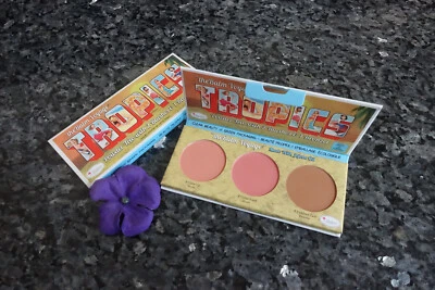 The balm tropics powder trio with 2 blushes & 1 bronze new in box - Image 1 of 4