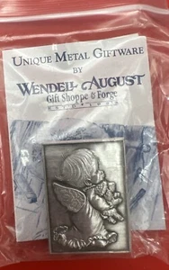 Wendell August Schmiede Handarbeit Kind Engel Pin - Bild 1 von 5