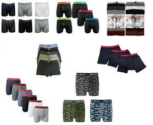 Mens Classic Sports Cotton Boxer Shorts Trunks Underwear Army Camouflage S-6XL - Picture 1 of 14