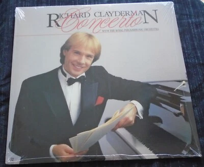 RICHARD CLAYDERMAN, Concerto With The Royal Philh. USA New Old Stock Sealed LP - Image 1 of 2