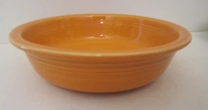 Fiesta Tangerine Medium 7" Cereal Soup Bowl Orange Fiestaware Ceramic - Picture 1 of 5