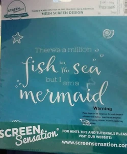 Screen Sensation 12x12 - There's a Million Fish in the Sea but I am a Mermaid - Picture 1 of 2
