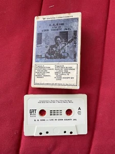 Original BB KING LIVE IN COOK COUNTY JAIL Cassette Tape Rock Blues Rare - Picture 1 of 2