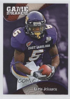 2008 Press Pass Game Breakers Chris Johnson #GB10 Rookie RC Foto 1 de 2