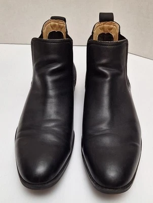 Botas Chelsea H&M para hombre 10 botas al tobillo de cuero negras Foto 1 de 4