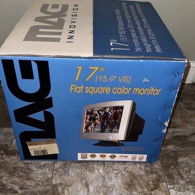 Vintage MAG 17" 771FS-s 1280x1024 VGA CRT Monitor NEW IN BOX - Image 1 of 4