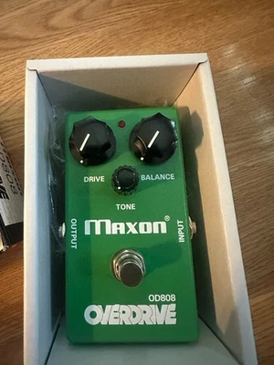 Pedal efecto para guitarra Maxon OD808 Overdrive Foto 1 de 4