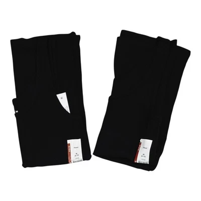 Nuevo Lote De 2 Camisetas Sin Mangas Time and Tru Acanaladas Damas M (8-10) Negras Foto 1 de 4