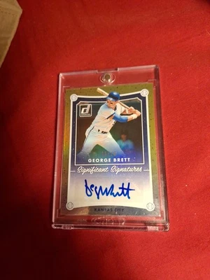 George Brett 2017 Panini Donruss - Significant Signatures #SIG-GB 6/10 Foto 1 de 2
