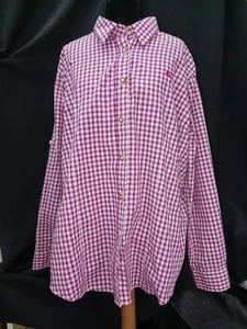 Karierte Trachtenbluse rot Gr. 50 - Bild 1 von 6