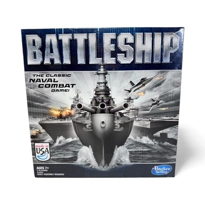 Hasbro BATTLESHIP The Classic Naval Combat Game New Sealed  - Image 1 of 3