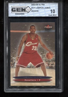 Tarjeta de radiocontrol Lebron James Rookie 2003-04 Ultra #171 NBA Lakers Cavs Heat gema como nueva 10 Foto 1 de 2