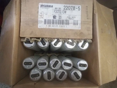 Sylvania Florescent Cool White F20T12/CW 20W, Box of 25 - Image 1 of 3