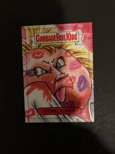2024 Topps Putrid Poetry GPK Garbage Pail Kids Cesar Lopez Sketchkarte - Bild 1 von 2