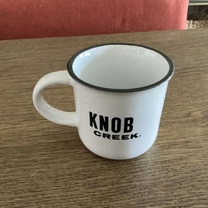 Knob Creek Ceramic Coffee Mug Cup Whiskey Well Earned Speckled Enamel 12 oz - Picture 1 of 11