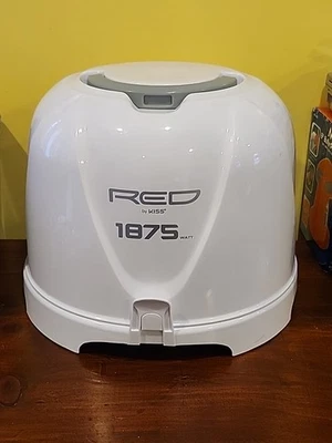 Red by Kiss 3000 Ceramic Tourmaline Professional Hood Dryer 4 Heat Settings - Image 1 of 4