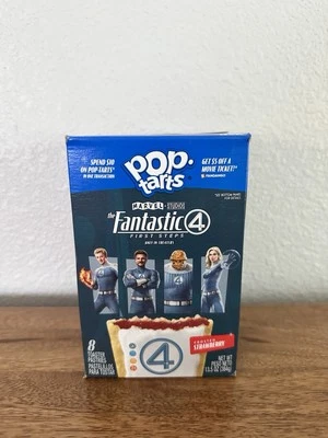 Pop Tarts Frosted Strawberry Limited Edition Fantastic 4 Marvel 8 Ct - Image 1 of 4