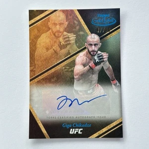2024 Topps Gold Label UFC - Autógrafos Áuricos Giga Chikadze #AUA-GCE Azul/99 - Imagen 1 de 2