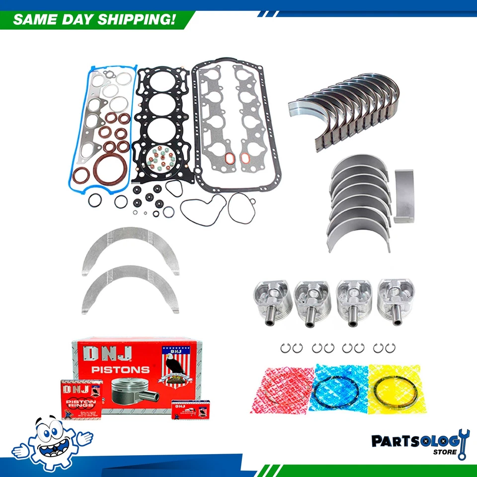 Kit de reconstrucción de motor DNJ EK214A para 98-02 Honda Accord 2.3L L4 SOHC 16v F23A5 Foto 1 de 4
