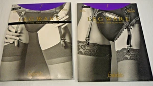 Frederick's of Hollywood 3 Legware 1 Lace 2 Basic Top Thigh Highs sz M Black NOS - Picture 1 of 7