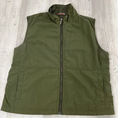 Chaleco Catalina Años 90 Verde Sin Mangas Exterior Cremallera Completa Ligero Transpirable Grande Foto 1 de 4
