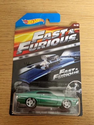 HOT WHEELS FAST AND FURIOUS 2014. 1972 FORD GRAN TORINO SPORT. GREEN. BNIB. - Image 1 of 4
