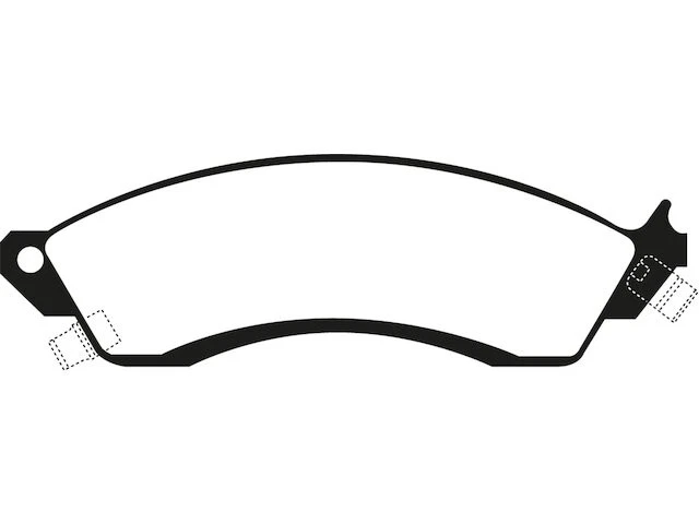 For 1999-2000 Panoz AIV Roadster Brake Pad Set Front EBC 55745WZQB - Image 1 of 4