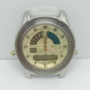 Casio Yacht Timer 389 AD-500 Quartz Ana Digi Vintage Watch For Parts - Picture 1 of 5