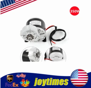 350W 24V Electric Motor for Bicycle Bike Scooter Gear Reduction 2 Poles 300 Rpm - Picture 1 of 16