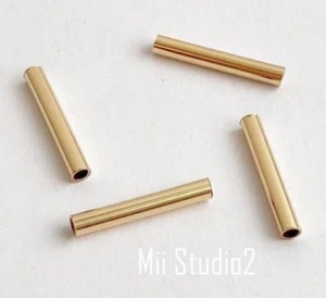 20pcs 14k Gold Filled 2mmx12.7mm Cut Tube F57g - Picture 1 of 2