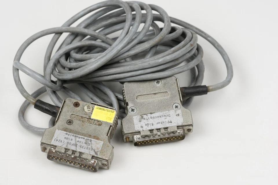 Siemens Simatic S5 cable 6ES5735-2BF00 (V24) DB25-DB-25 - Image 1 of 1