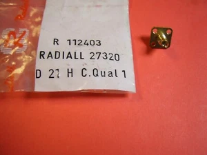 [1pz] CONNETTORI RF RADIALL R112403 50 ohm SMC MASCHIO 4 FORI 10GHz - Foto 1 di 2